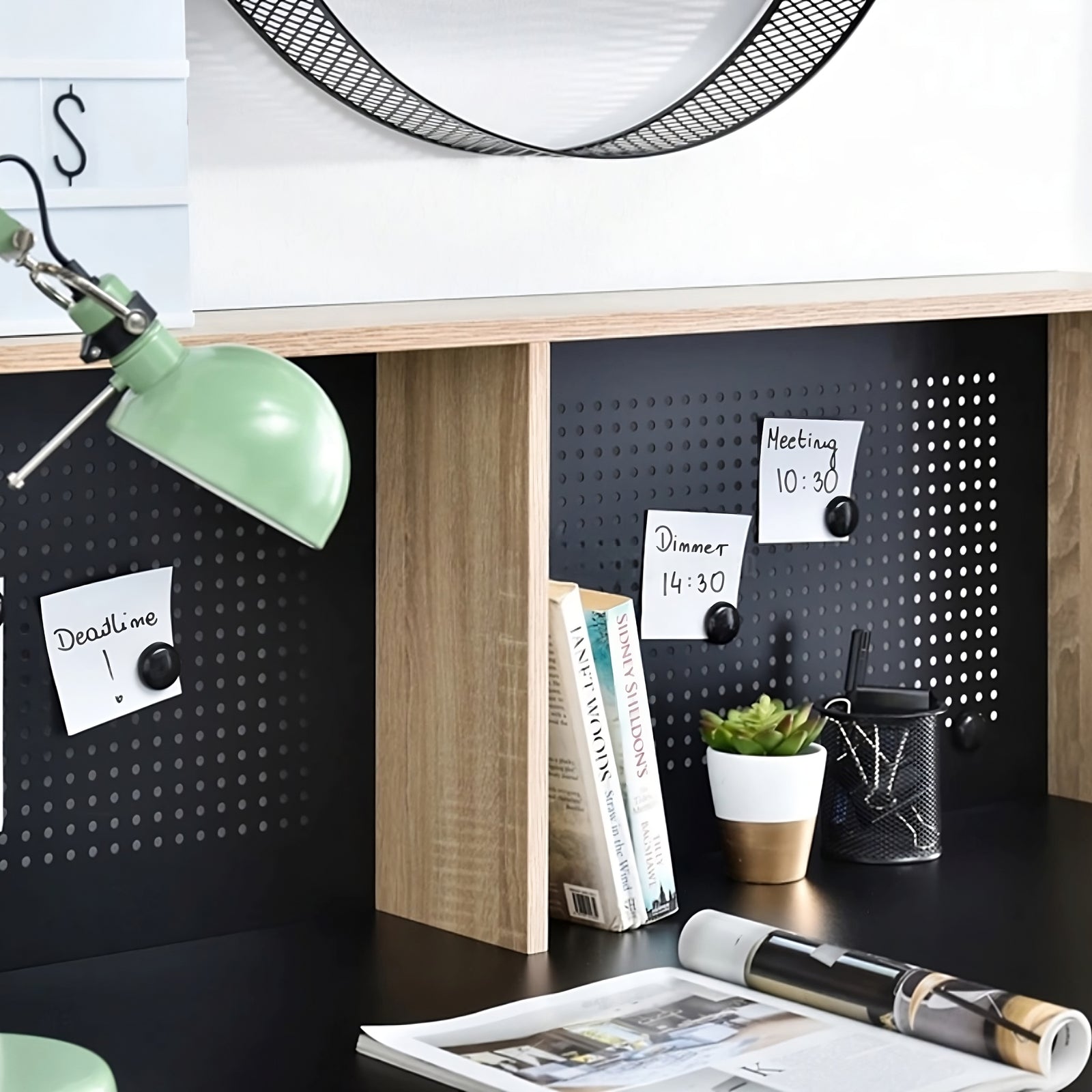 coman desk black wood finish