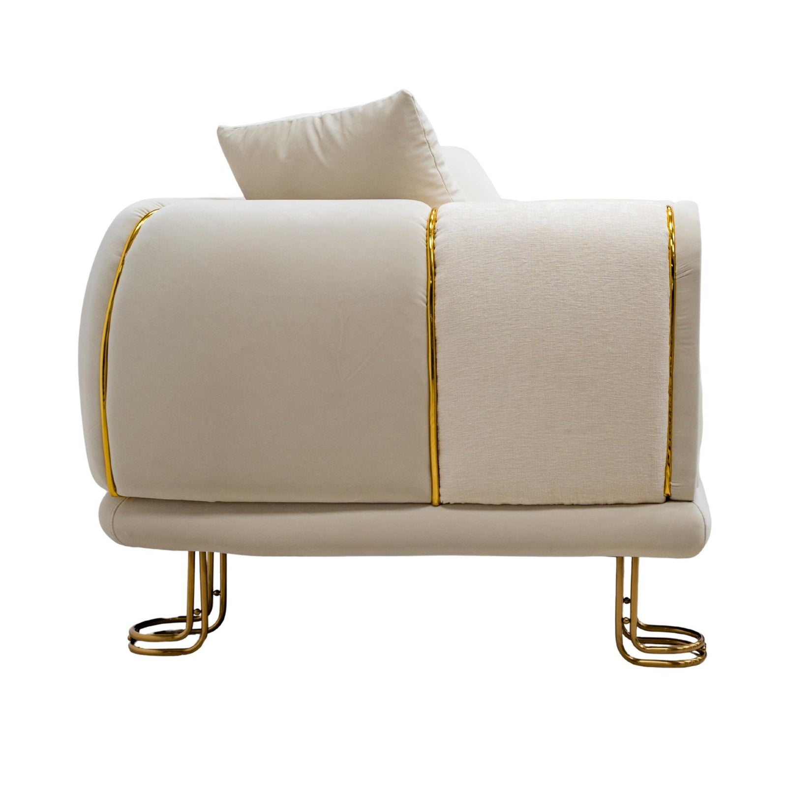 Hampton Sofa Set – Ivory & Charcoal Navy