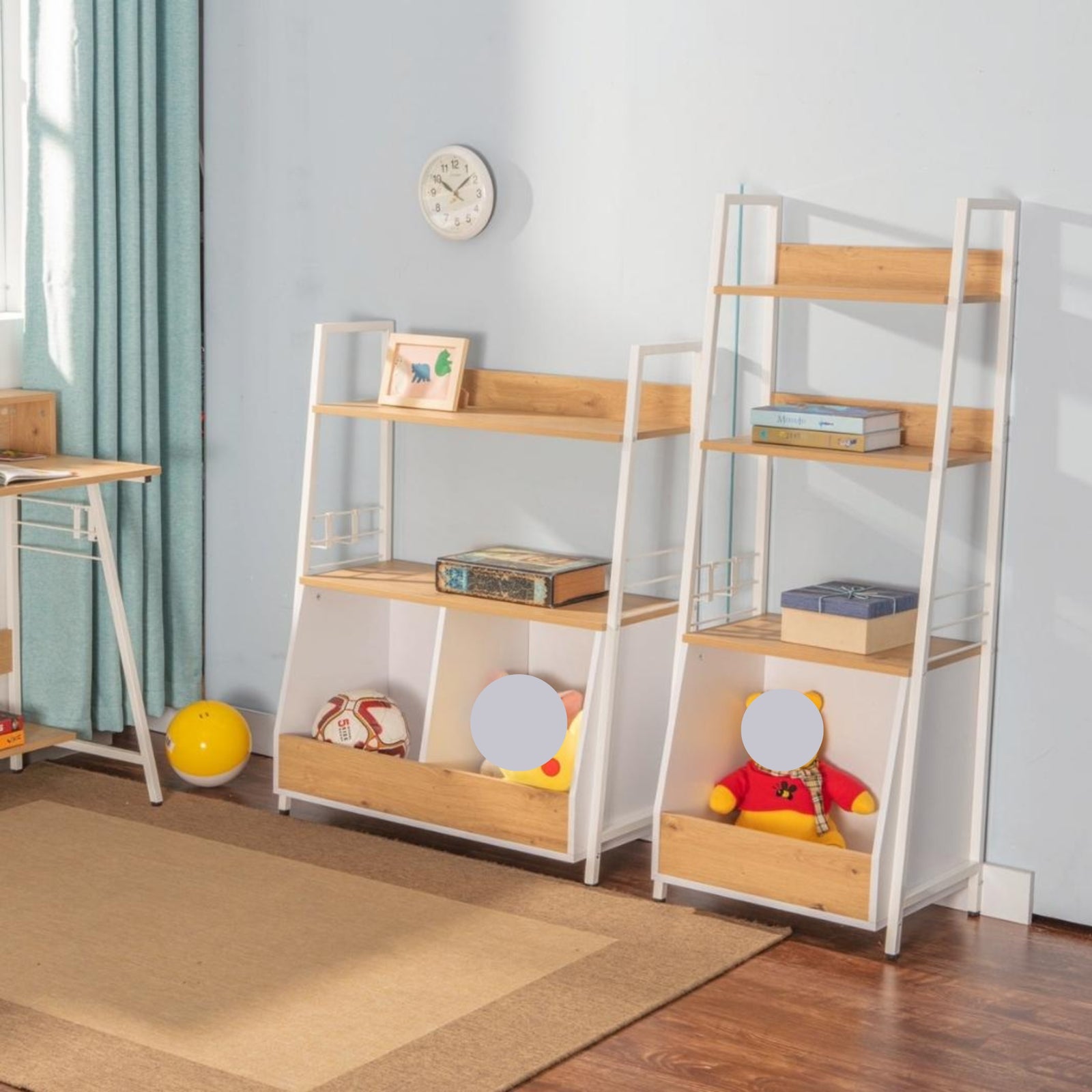 Cameron Storage Bookcases home setting kids toy room