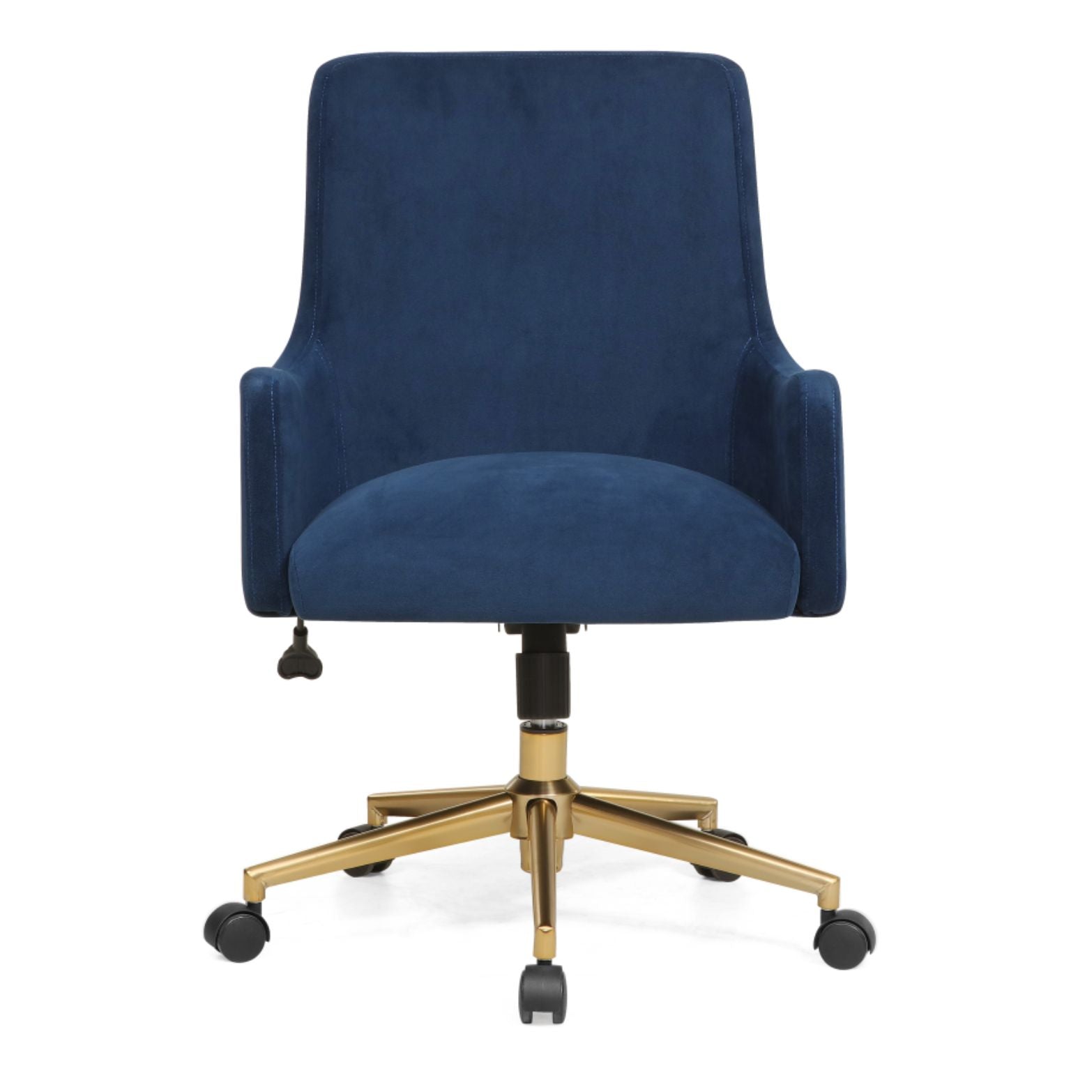 Fabela Velvet Task Chair Velvet Navy