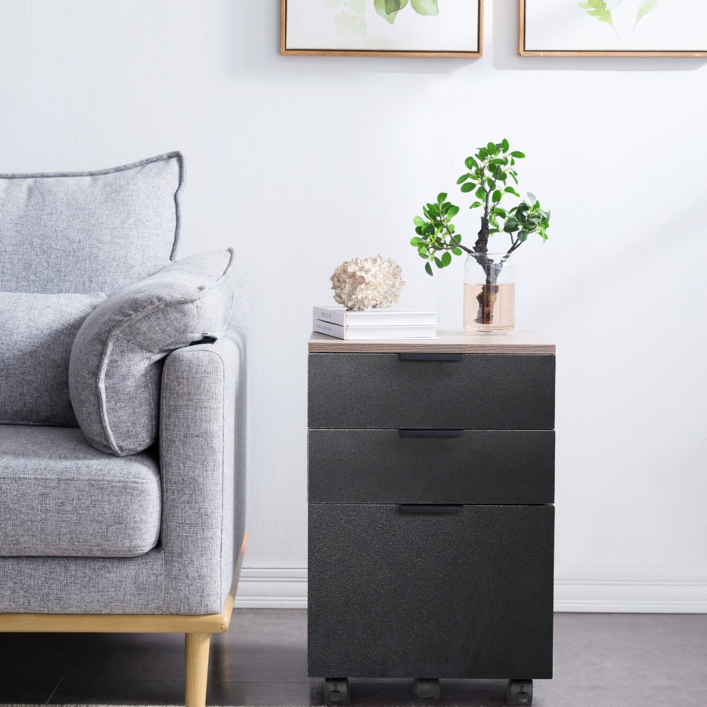 Multi Function Filing and Stationery Cabinet Living Room