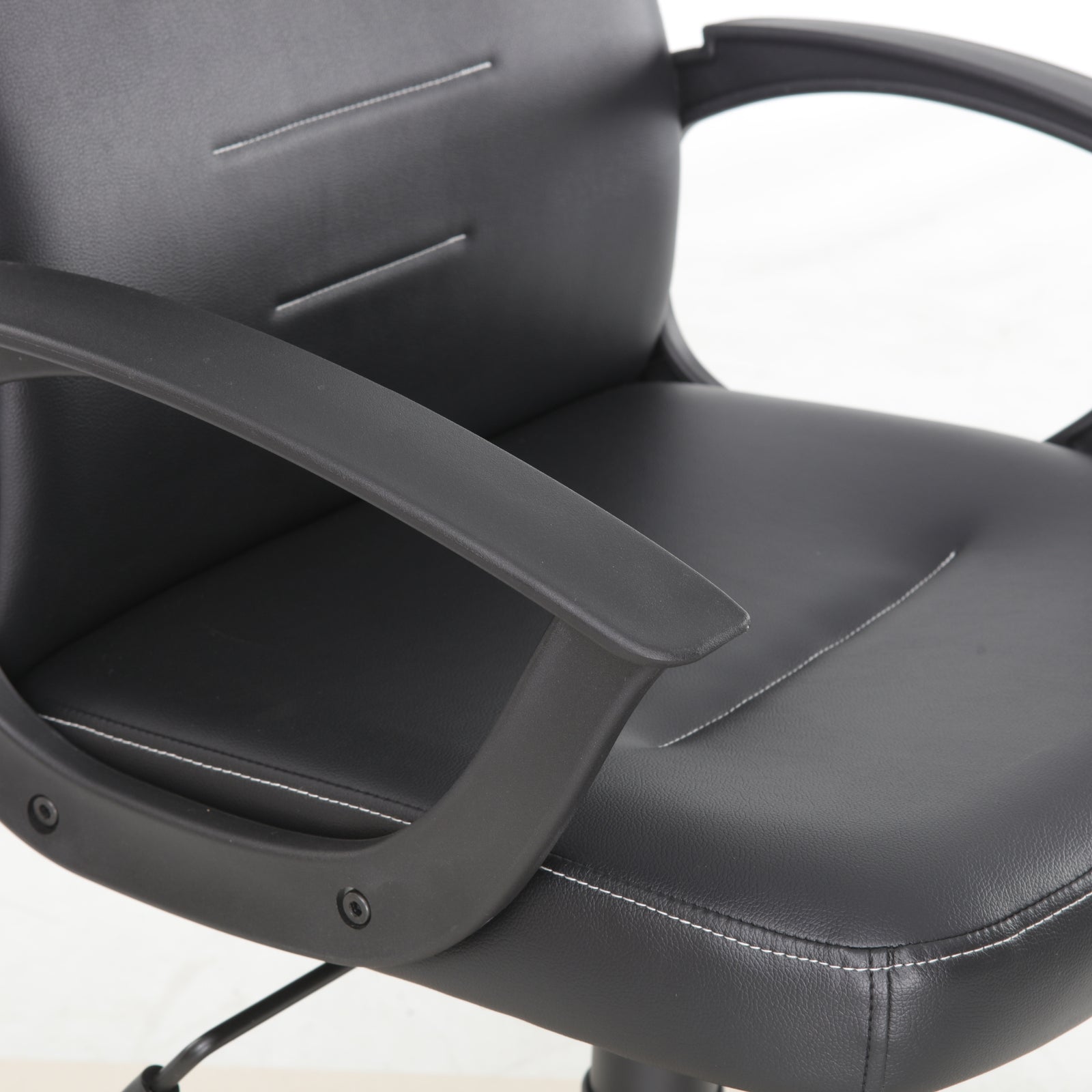 winston porter black executive home and office chair armrest