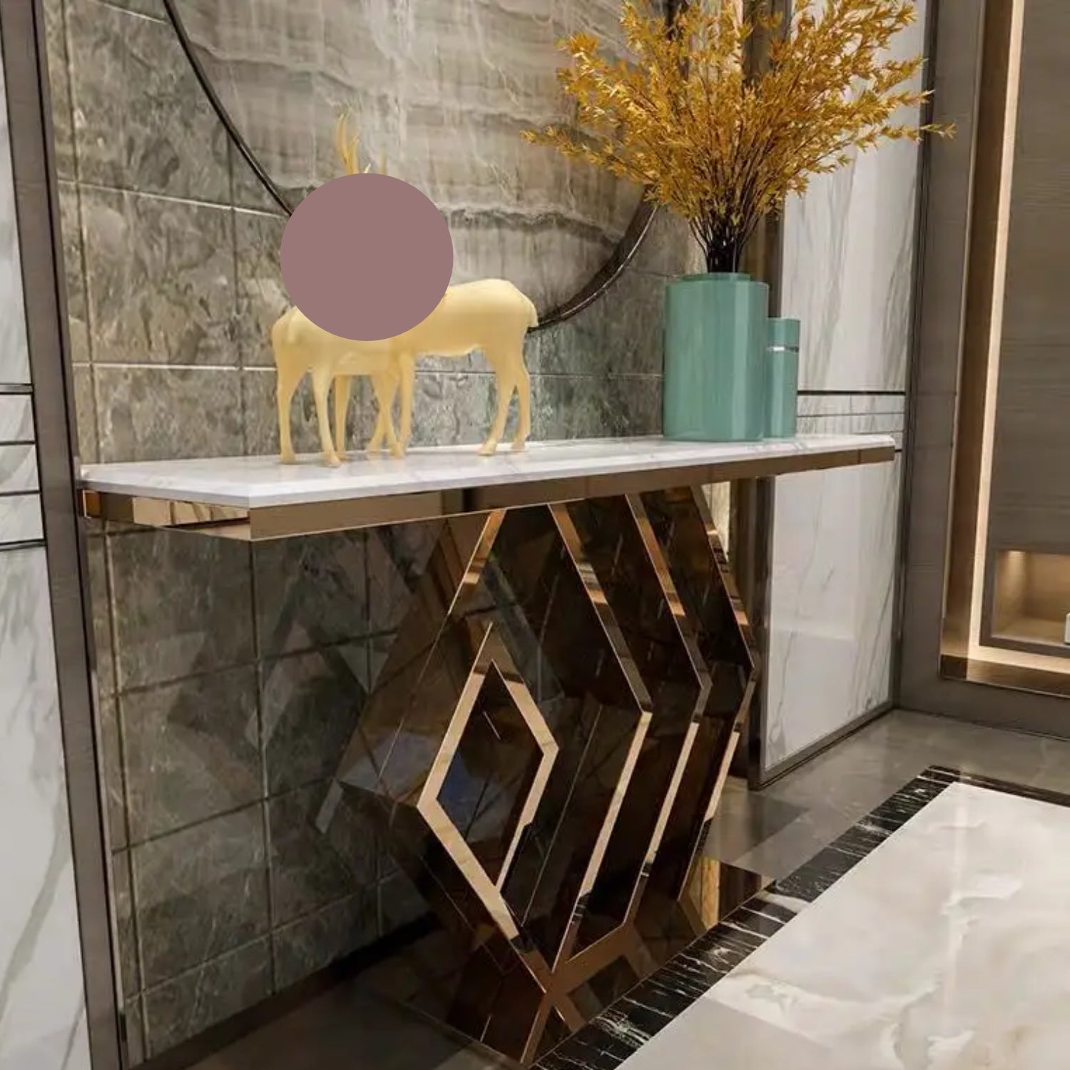 arturo side table hallway