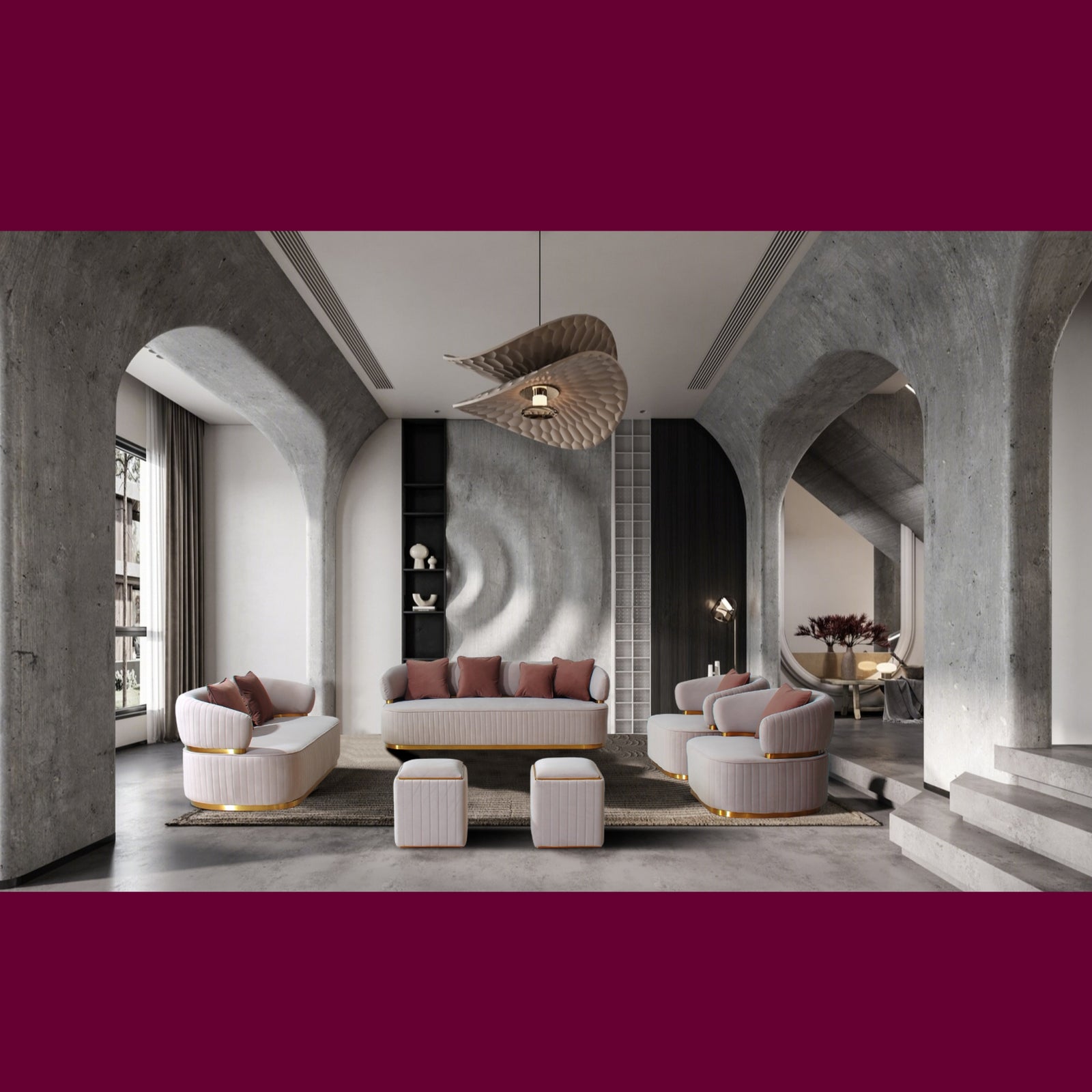 fiora fabric sofa set homesetting