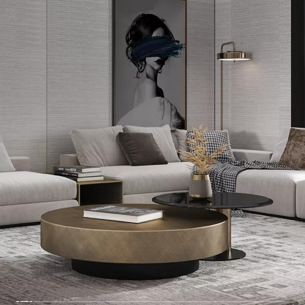 florence coffee and side table living room setup