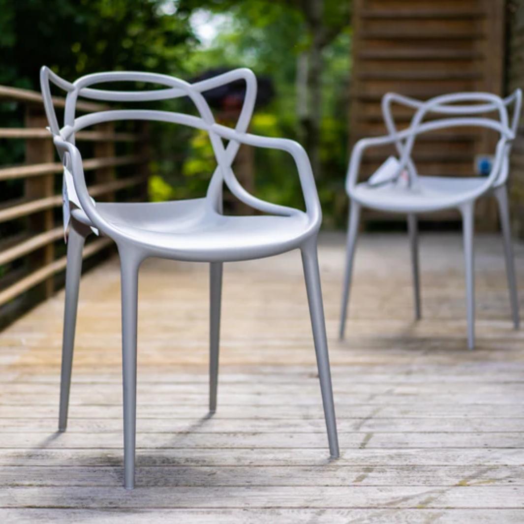 replica masters chair grey patio