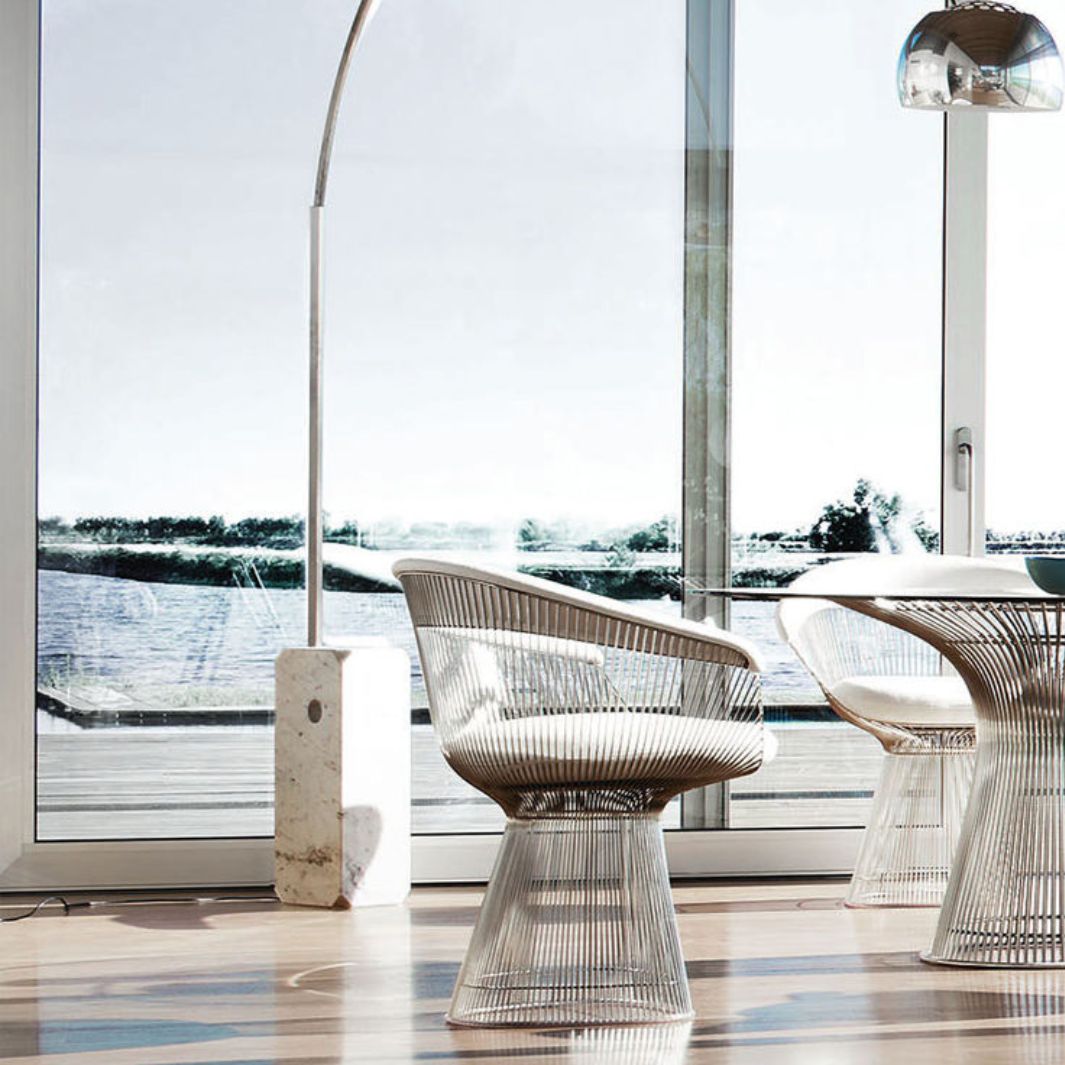 replica platner occasional chairs waiting room