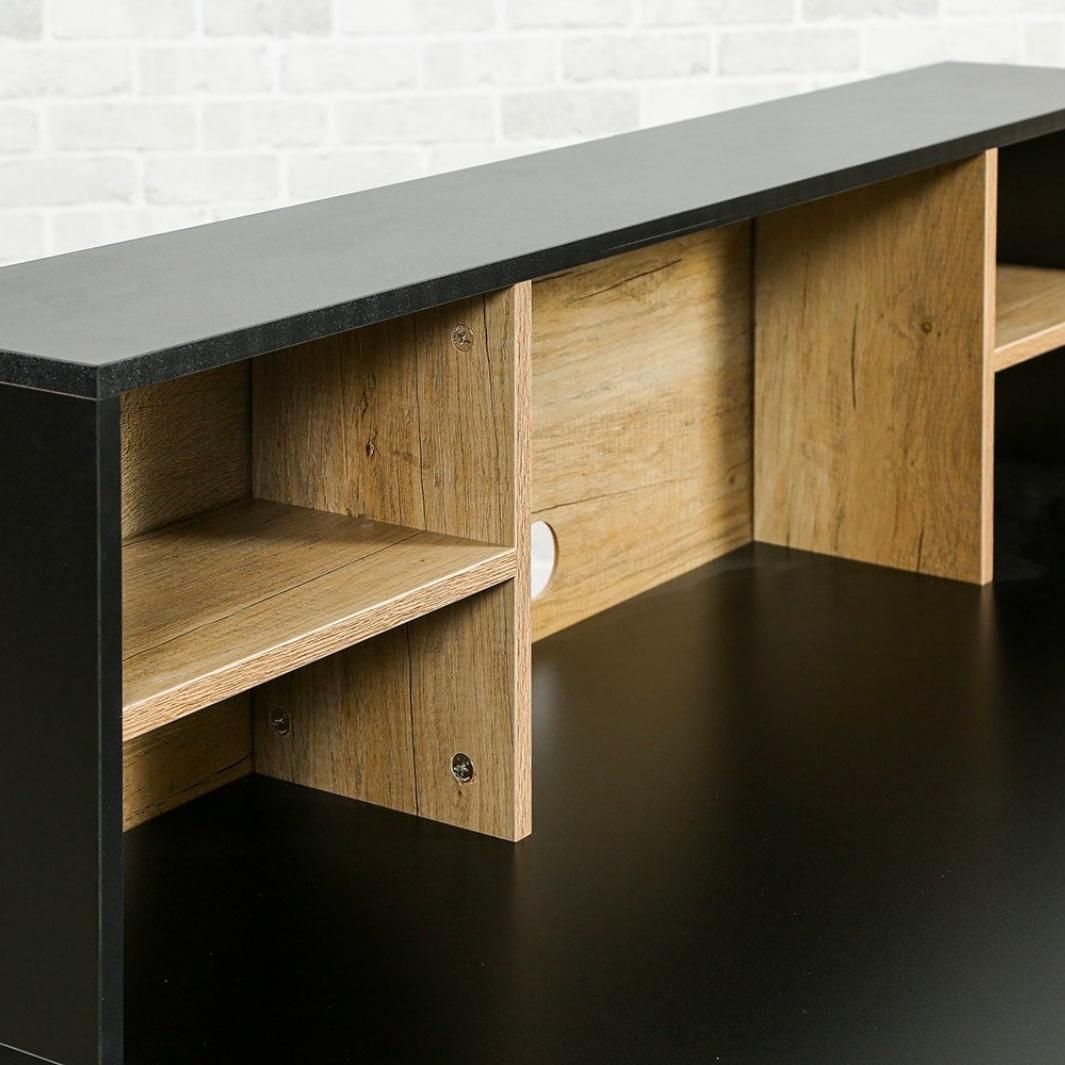 west town writing desk storage shelves