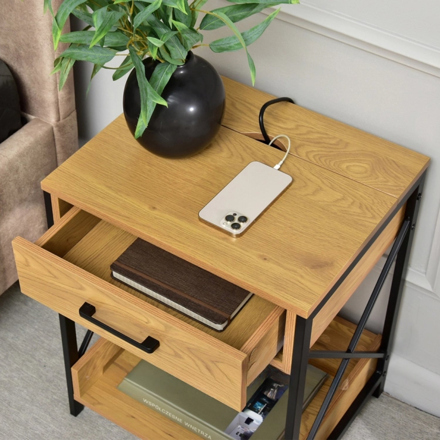 Zeina Bedside Night Stand