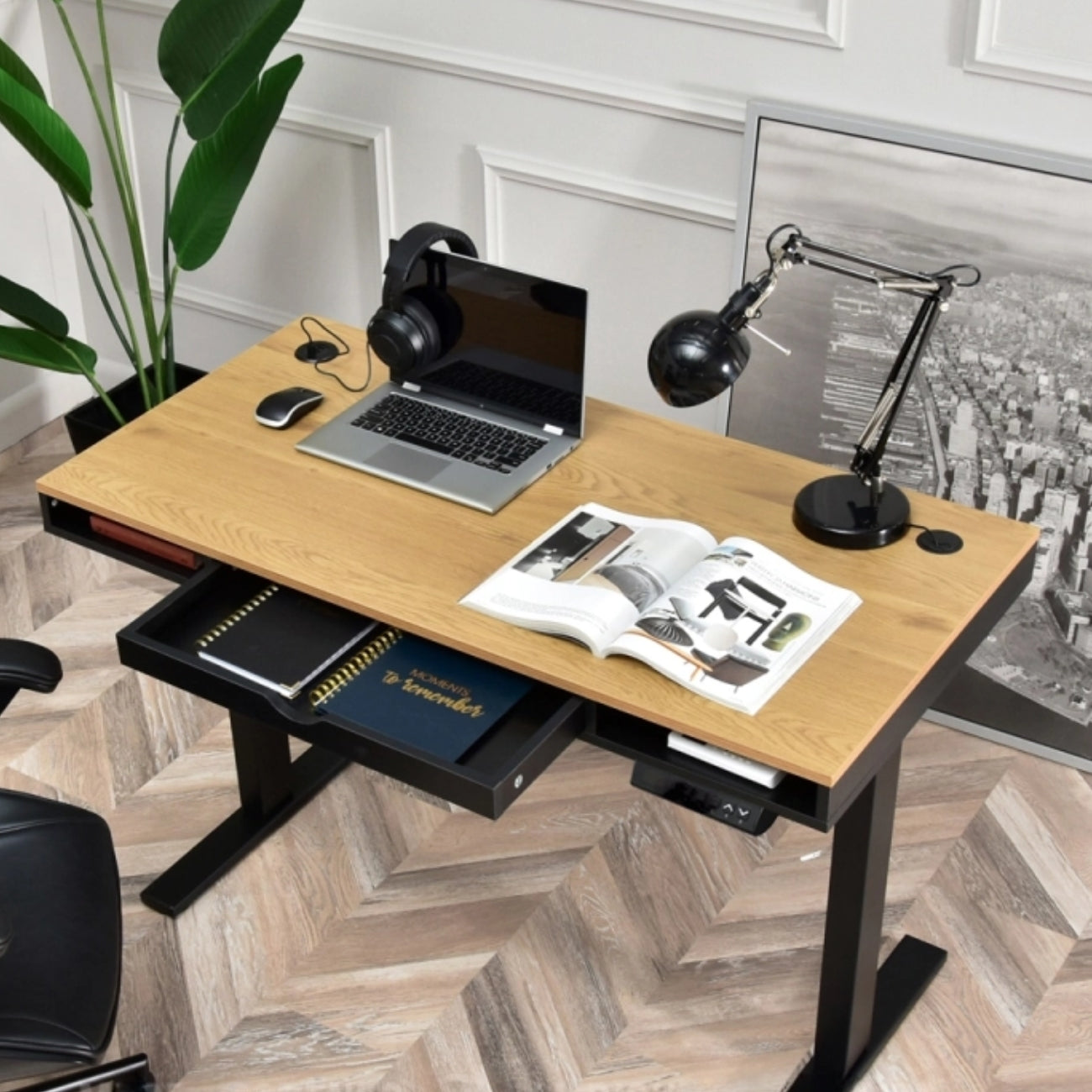 Apex Height Adjustable Electric Standing Desk - NuvoItalia