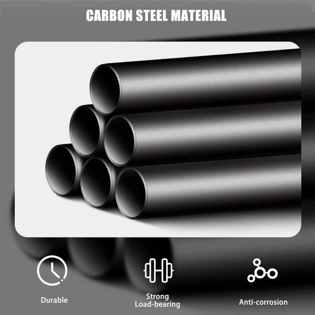 Athlena dining chair black metal leg features.