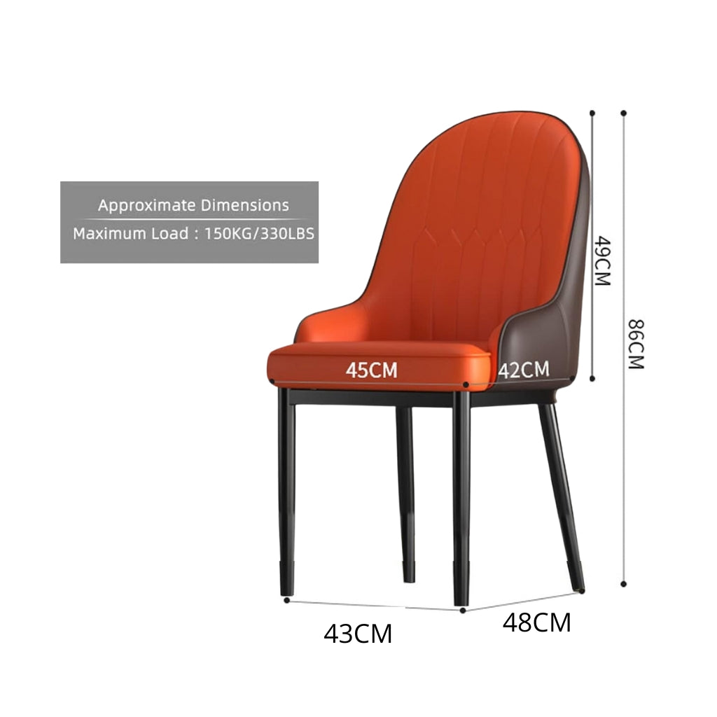 Athlena dining chair measurements.
