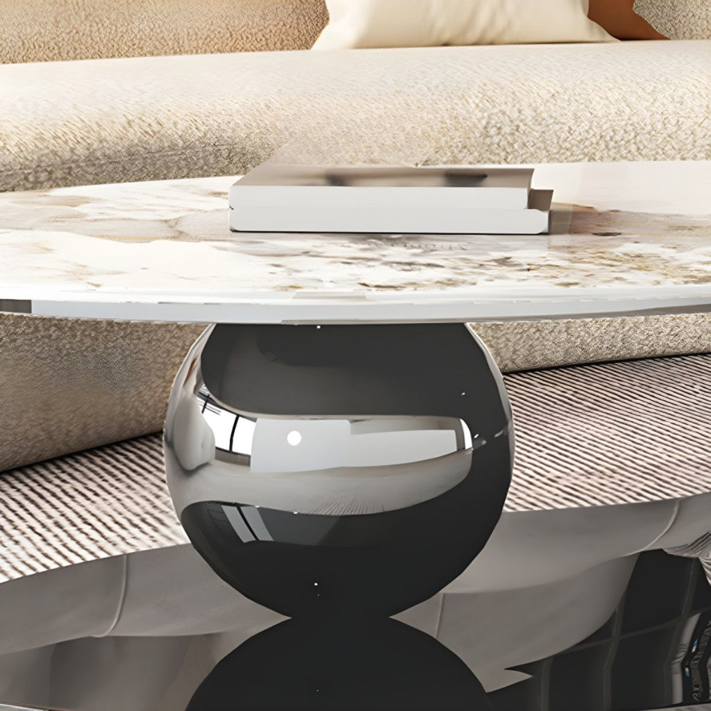 Cavalleto Coffee Table Black Ball Design.