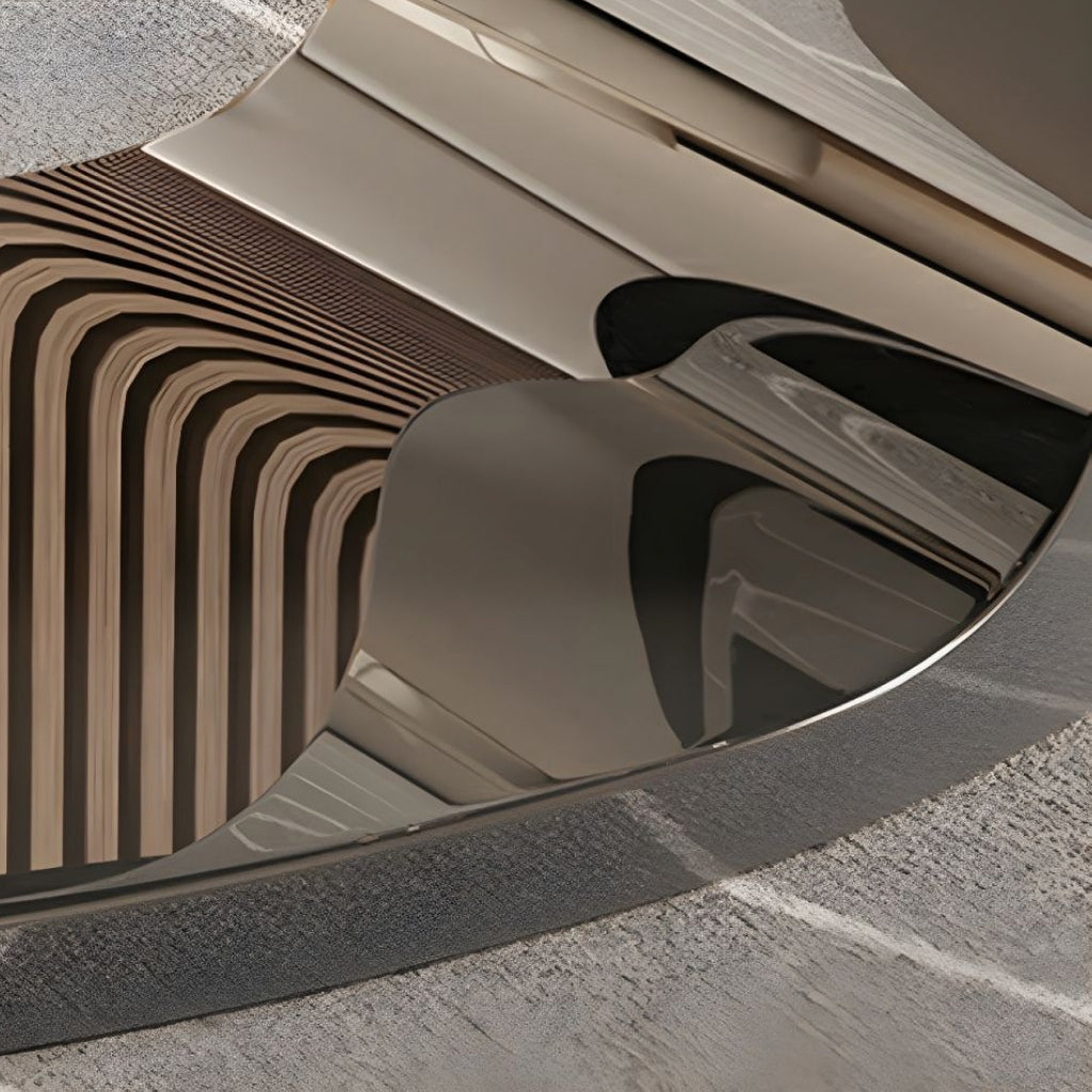 Cavalleto dark silver Coffee Table: A sleek and stylish coffee table in dark silver color.