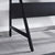 coman desk black minimalistic legs