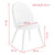 Detailed drawings and dimensions of a stylish dining chair by willa arlo.
