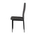 East Urban tall dining chair dark grey view of side.