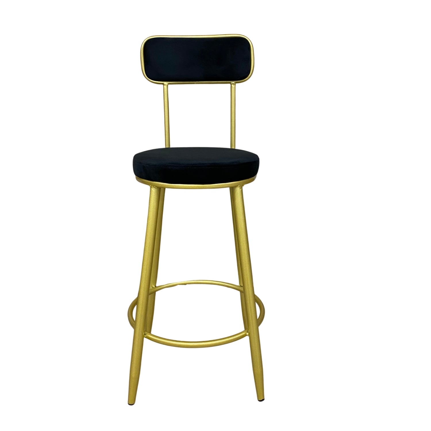 eva kitchen stools gold frame black
