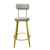 eva kitchen stools gold frame grey