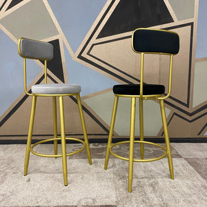 eva kitchen stools gold frame