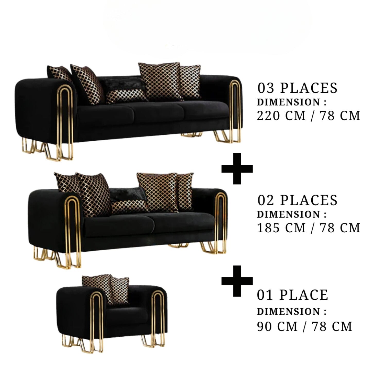 geneva sofa set size guides