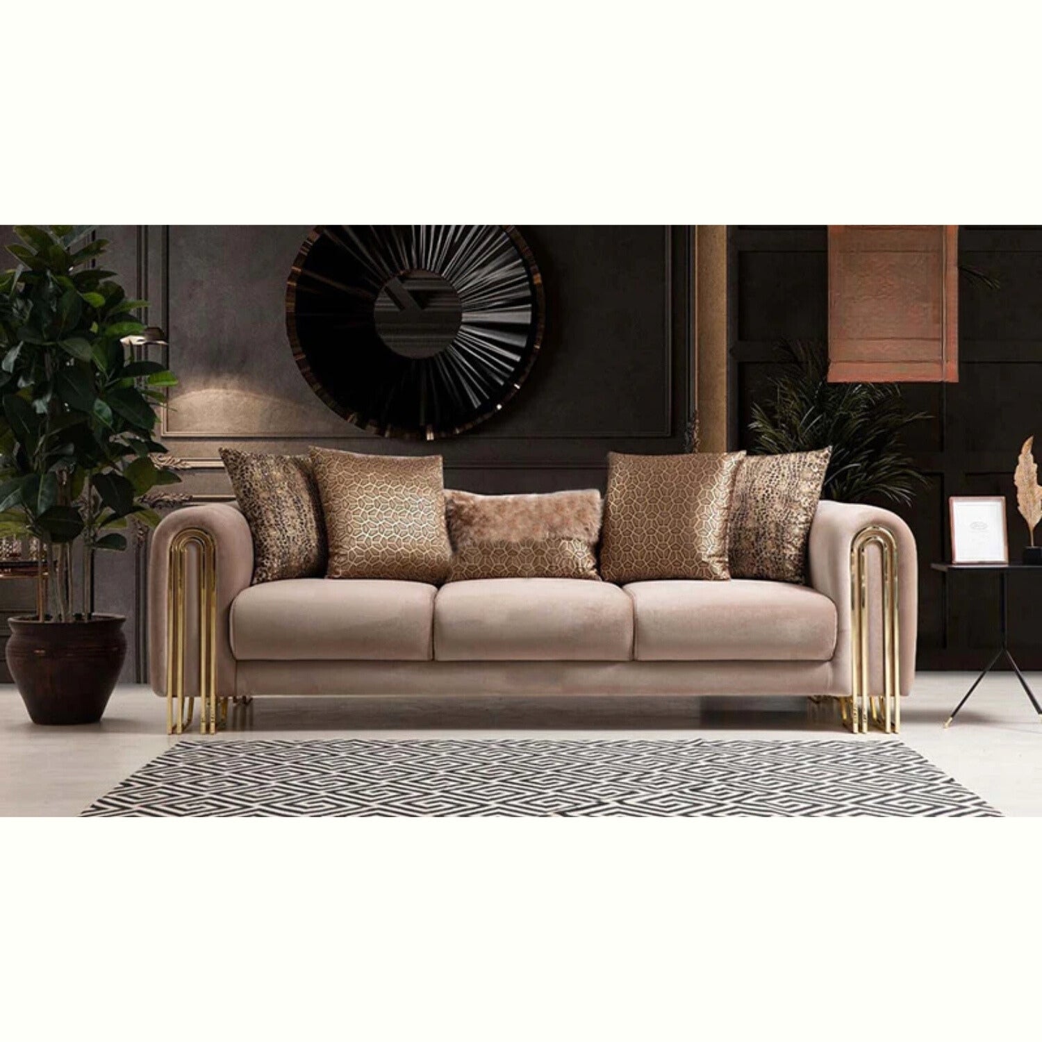 geneva sofa sienna brown
