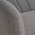 Harlow sleeper sofa closeup view of light grey fabric