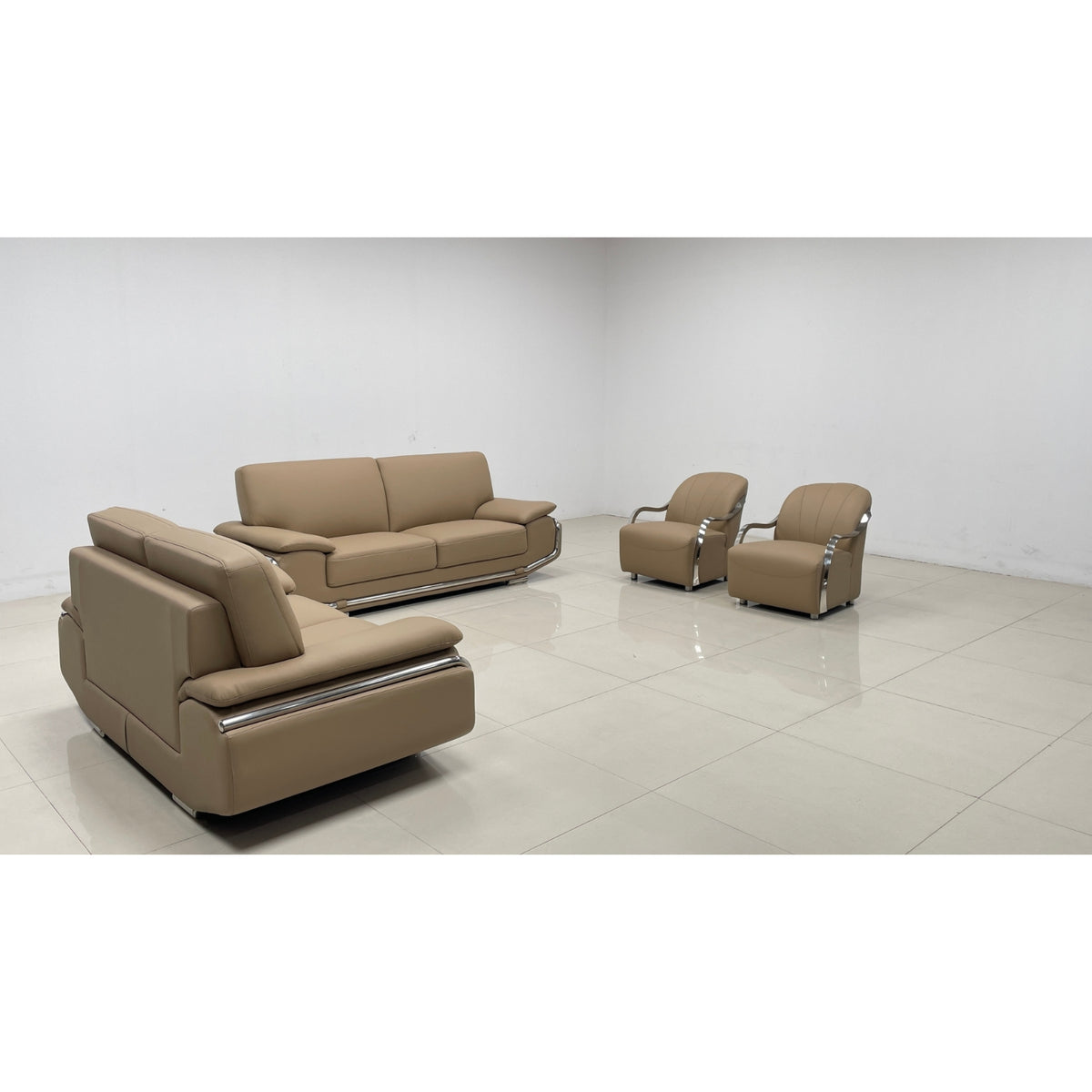 Hilton 4-Piece Leather Lounge Suite