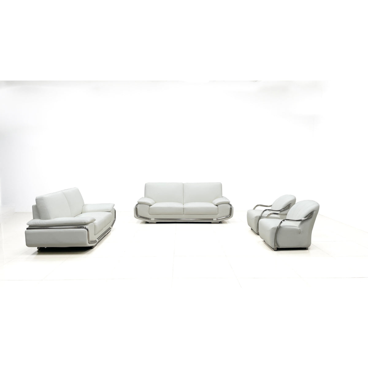 Hilton 4-Piece Leather Lounge Suite