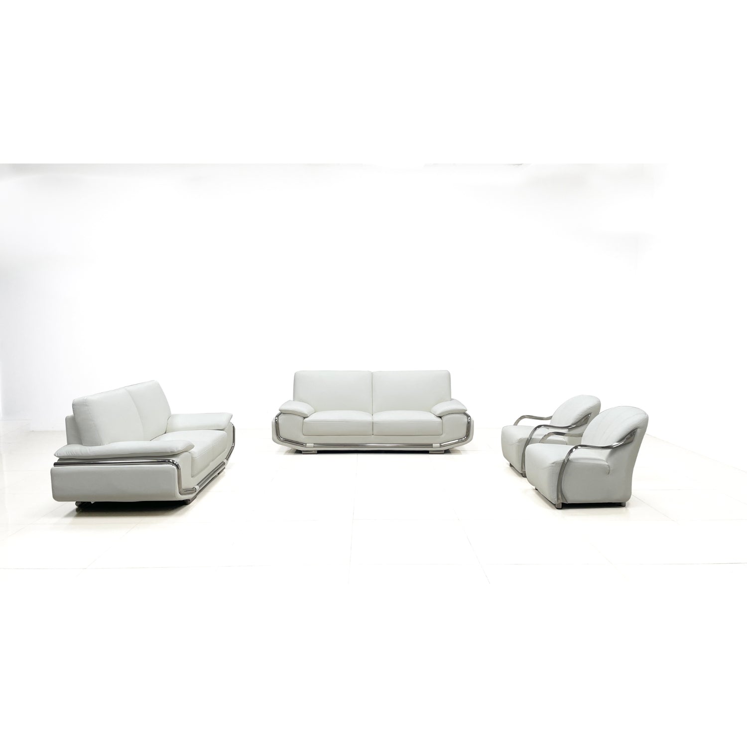 Hilton 4-Piece Leather Lounge Suite