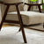 kaleo accent armchair solid wood legs