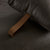 Leather strap on pillow - Ariton Tri-Fold Sleeper Convertible Chair with Pillow, Solid Wood.