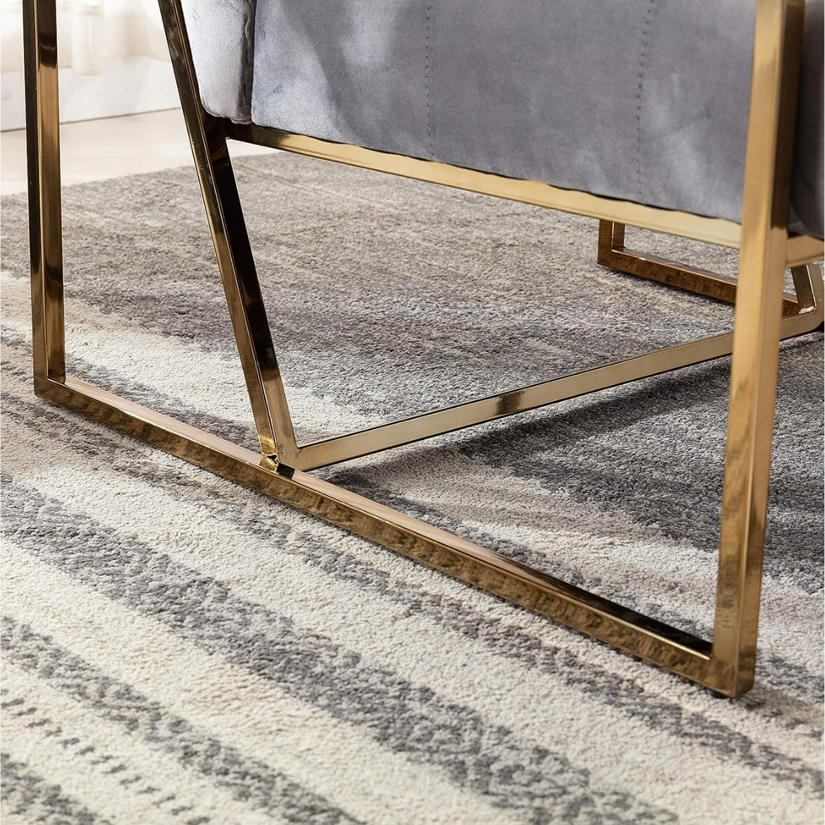 mirabel lounge accent chair steel legs