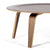 replica eames round coffee table walnut curved legs