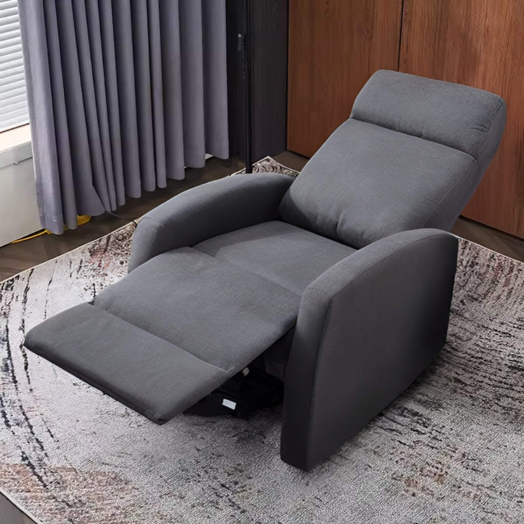 Skylora cozy recliner chair in a living room with a rug.