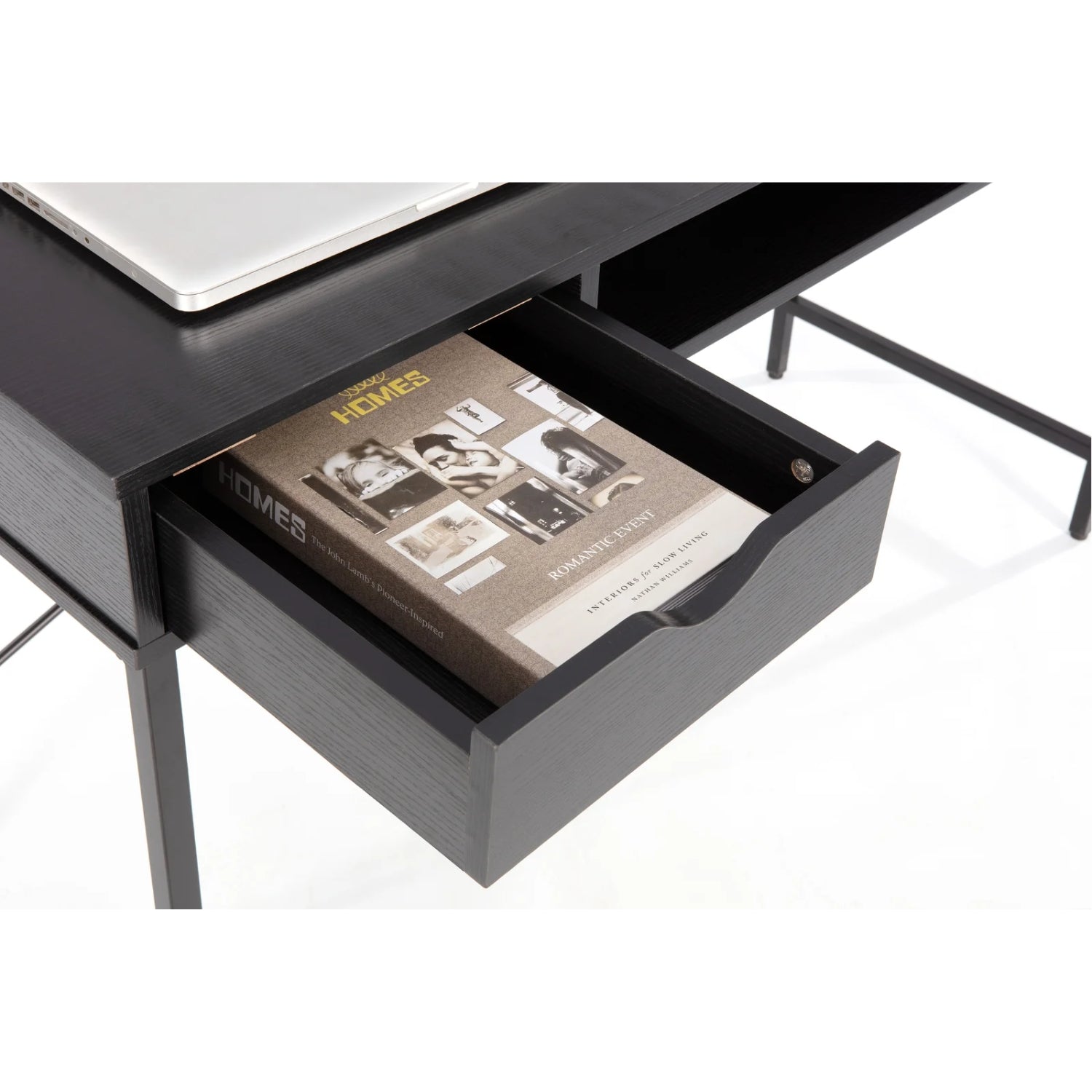 the kiana desk black drawer