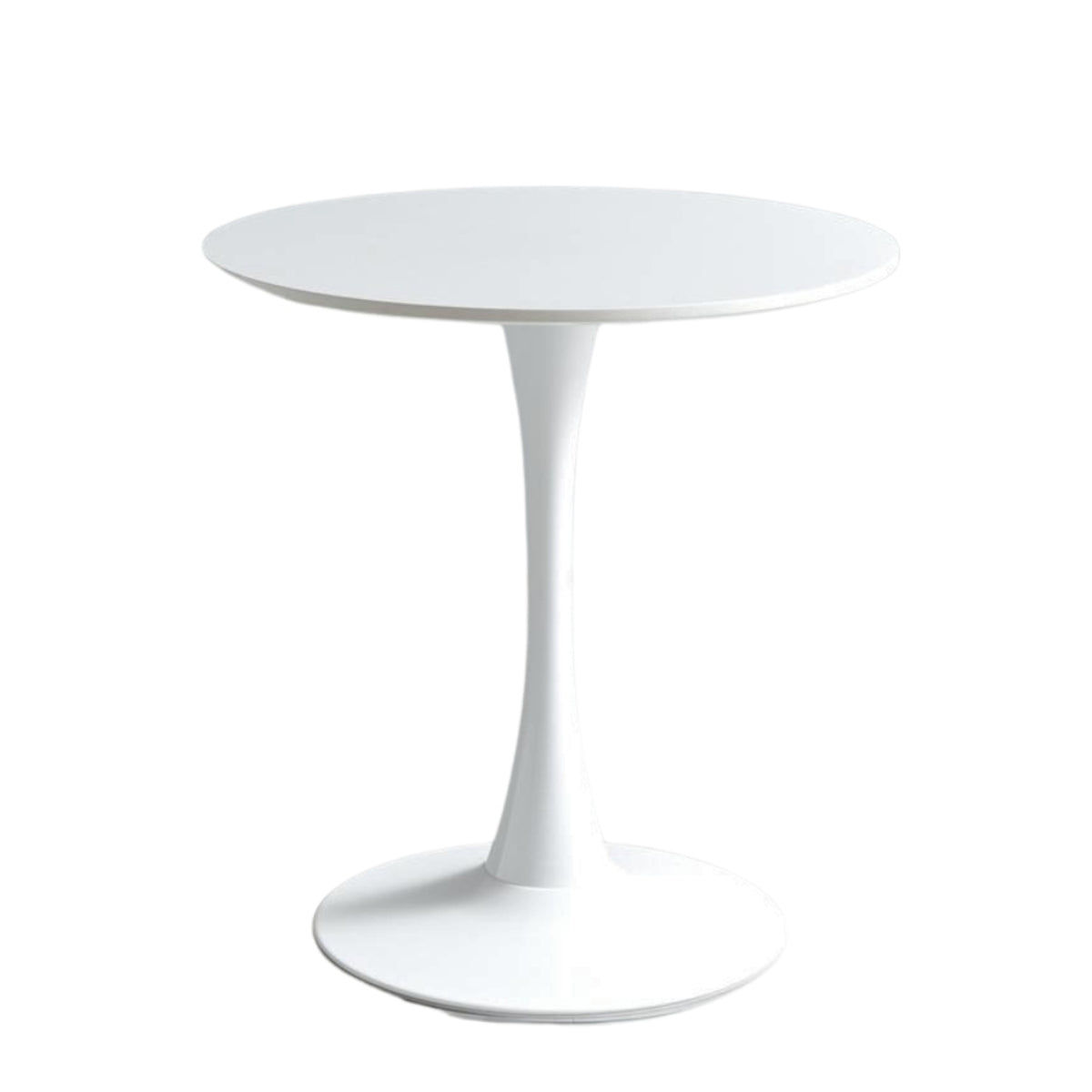 tulip table 80cm white stone