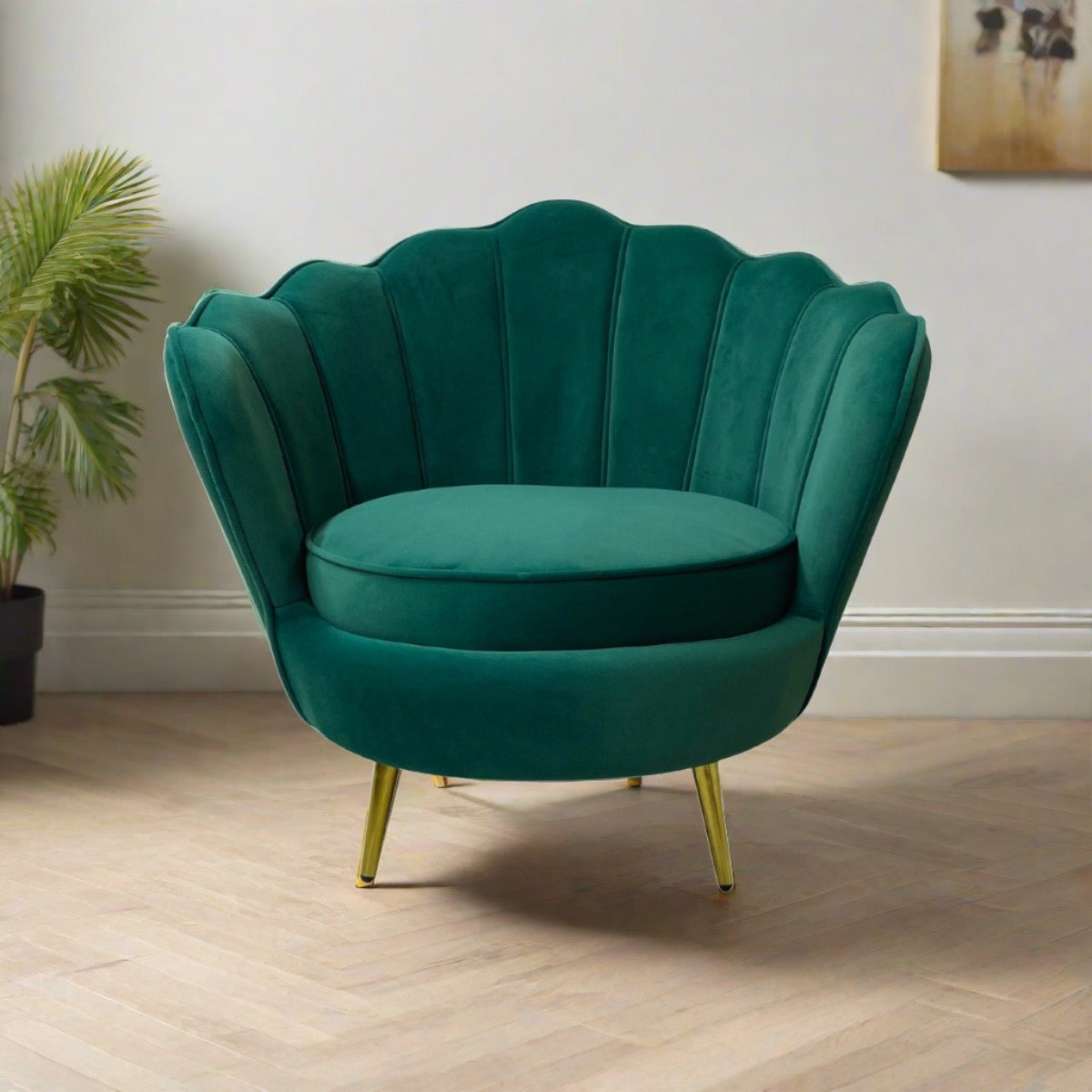 vanity flower bedroom chair green