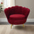 vanity flower bedroom chair red
