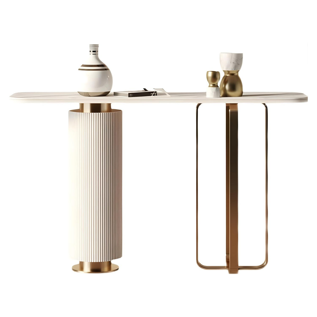 Venice Console Table – Marble Look Stone