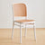 villa nova rattan weave plastic chair white stable legs