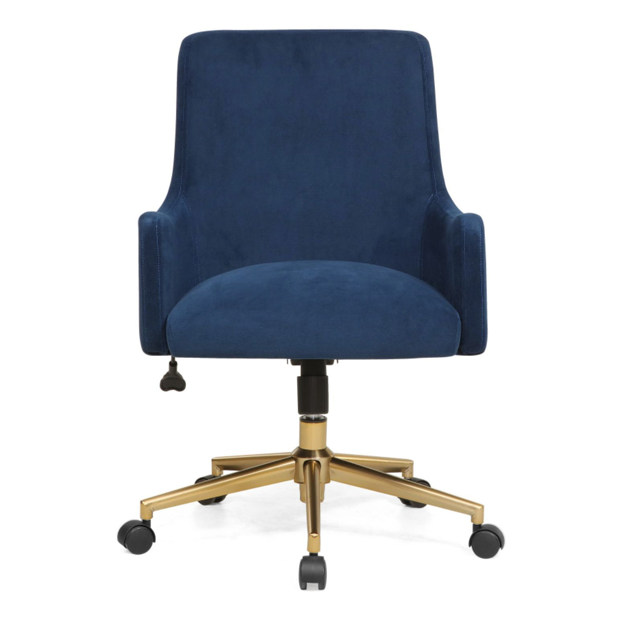 Fabela Velvet Task Chair Velvet Navy