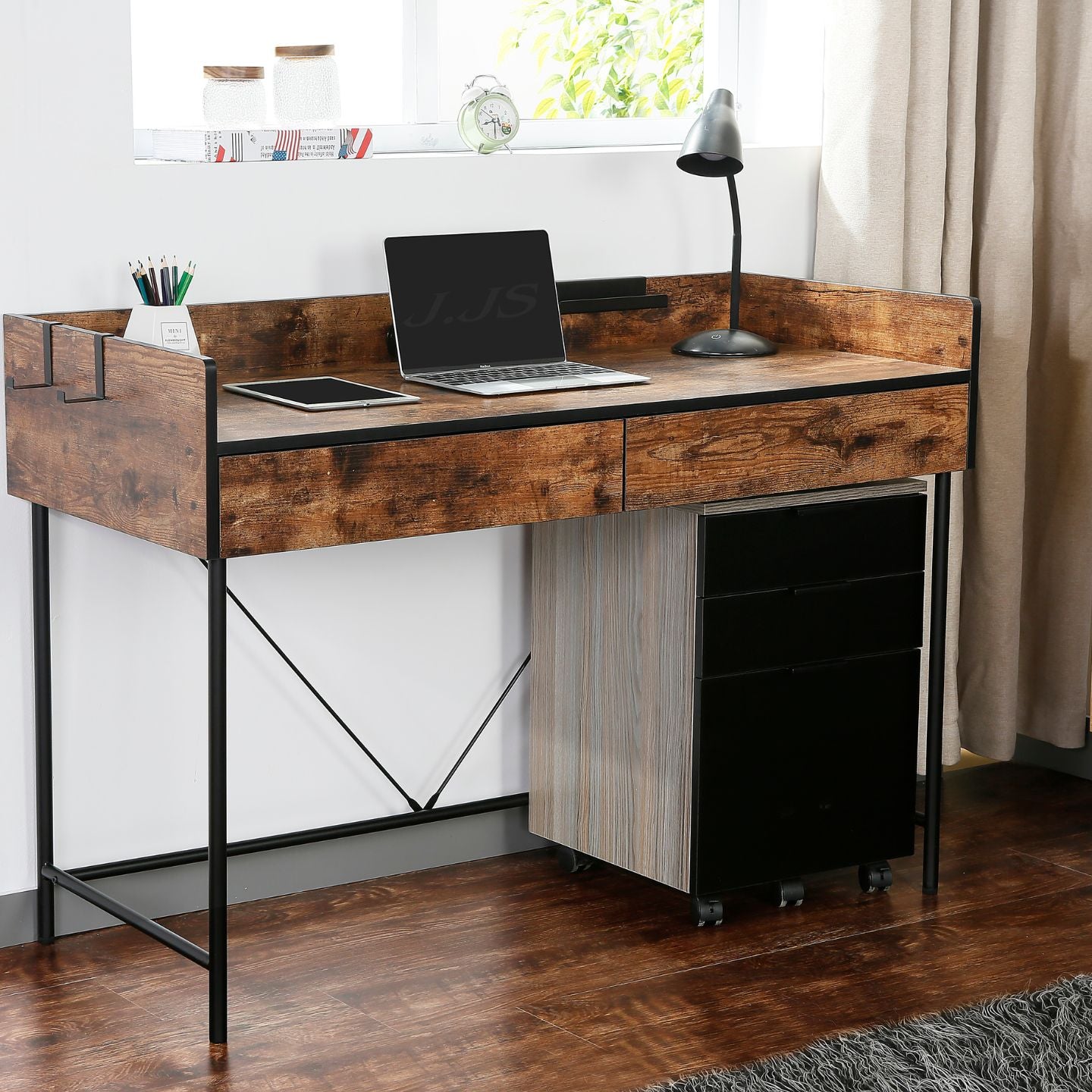 Multi Function Filing and Stationery Cabinet Fitting Underneath Desk