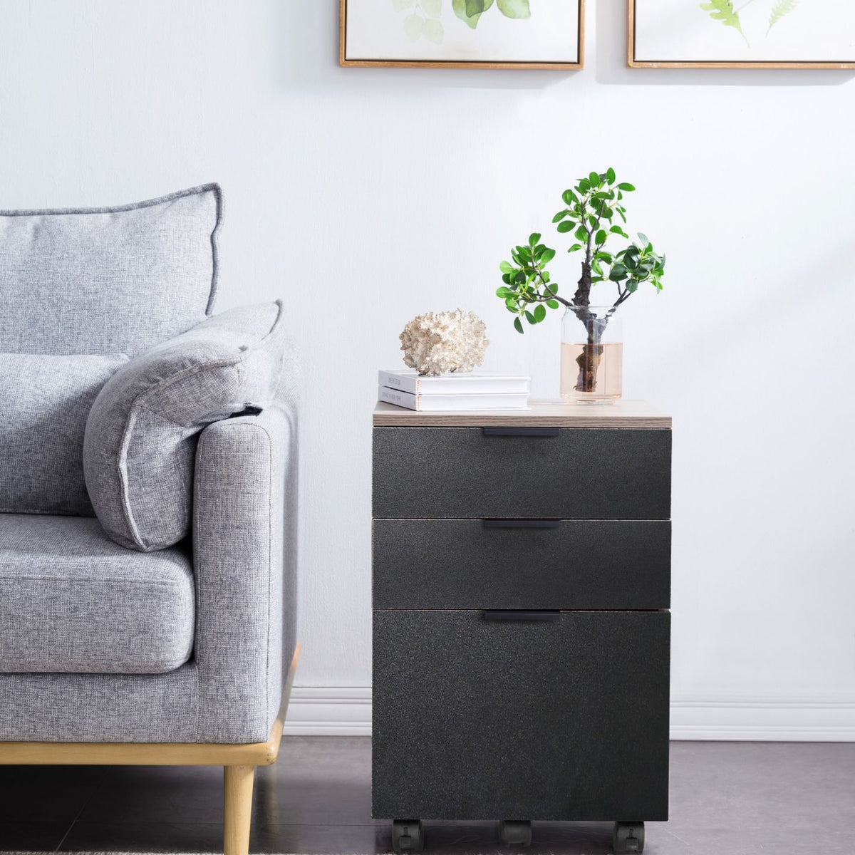 Multi Function Filing and Stationery Cabinet Living Room