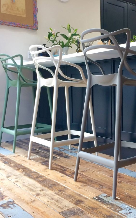 Replica Masters Counter Chairs by CHG, in 5 Colors - NuvoItalia