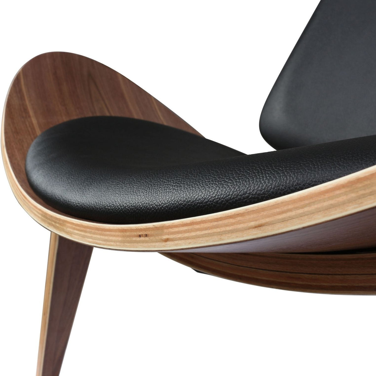 accent occasional chair replica shell chair seat curves