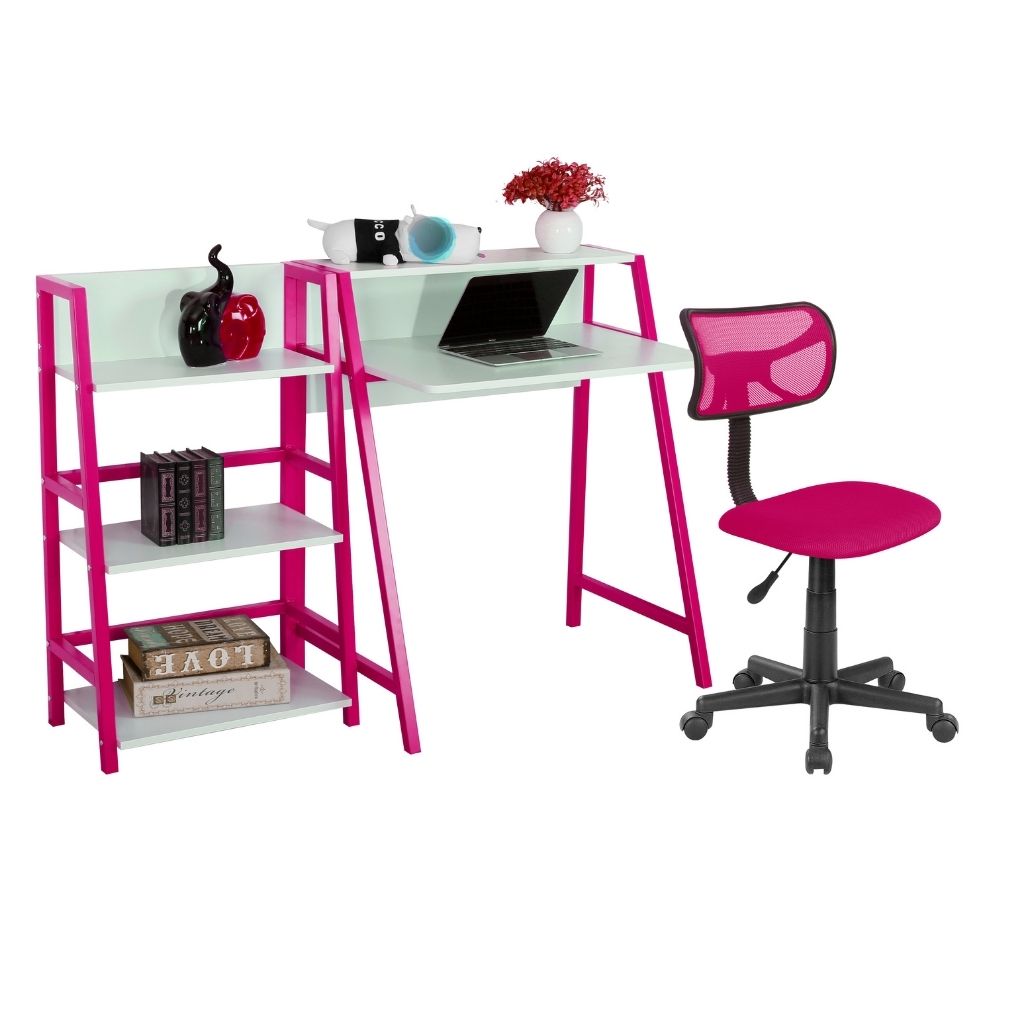 amira_kids_desk_chair_bookshelf_set_pink