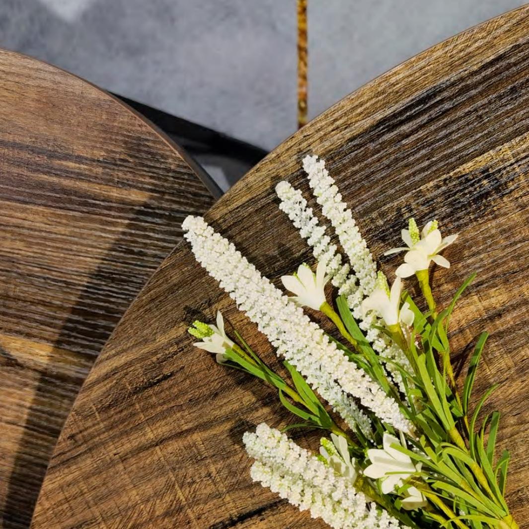 dalia coffee table brown table top