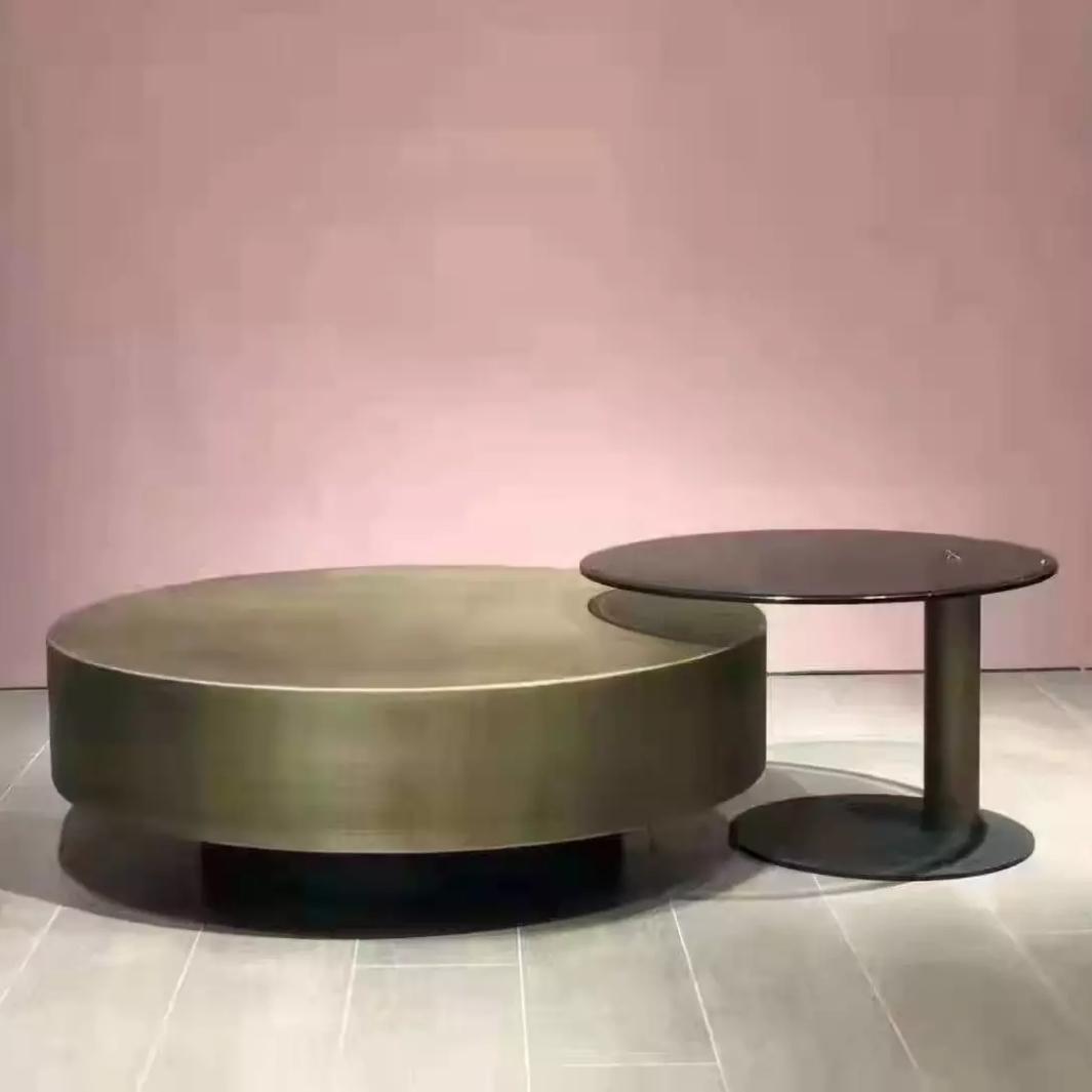 florence coffee and side table art deco backdrop