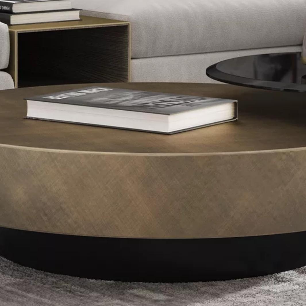 florence coffee table bronze finish